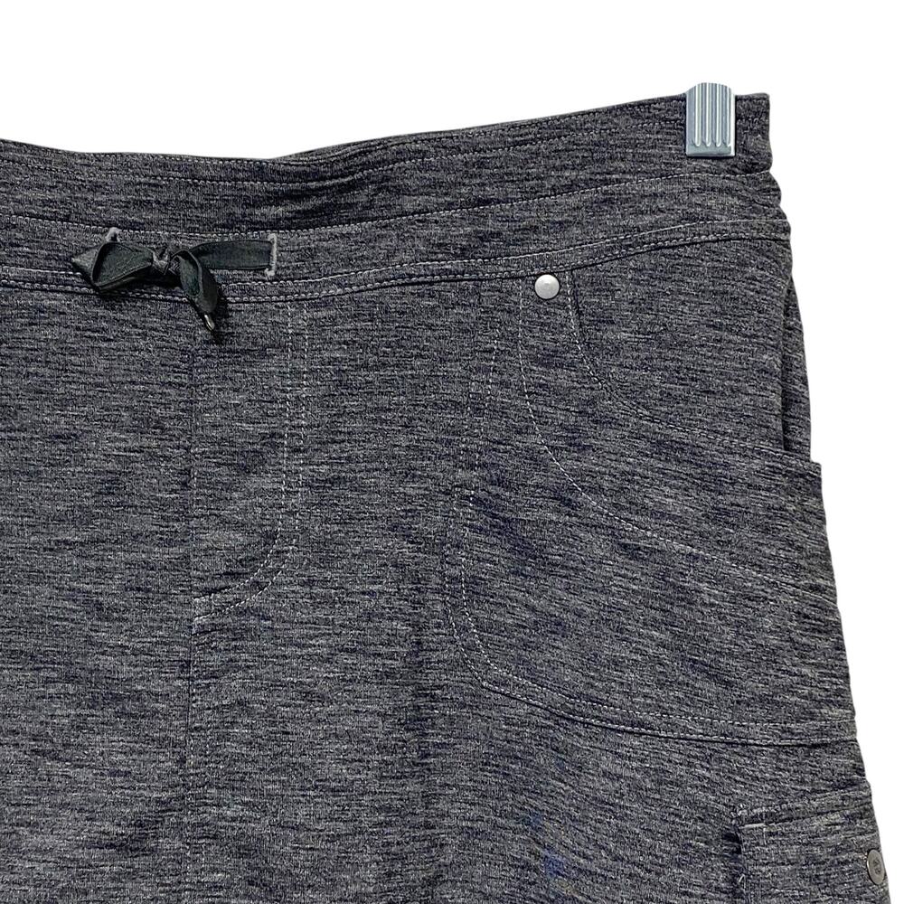 KUHL Skort Womens M Medium Charcoal Gray Pull On Elastic Waist Tennis Golf - Picture 3 of 6
